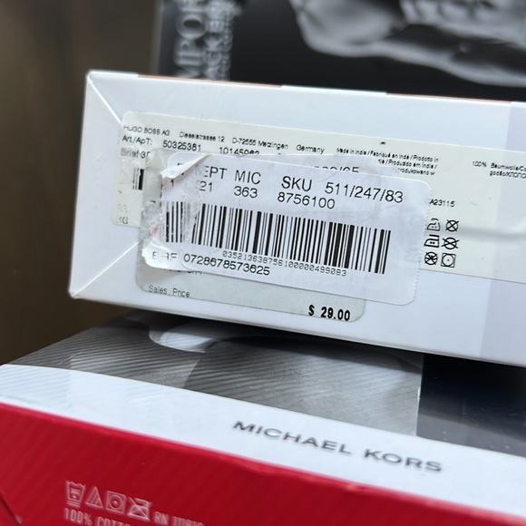 Bundle (2) Of Boss Mini Brief And Michael Kors Lo rise Briefs. - Picture 10 of 11